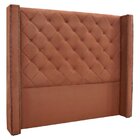 Cabeceira King 195cm Veludo Vicenza  Cobre