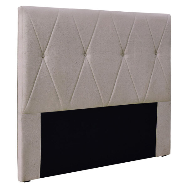 Cabeceira King 1 95m Aquilla Linho Rústico Areia - Pallazio