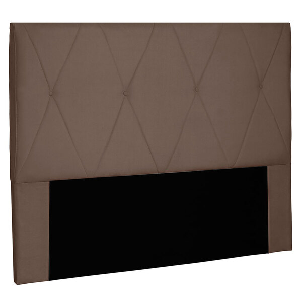 Cabeceira King 1 95m Aquilla Suede Caramelo - Pallazio