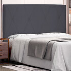 Cabeceira King 1 95m Aquilla Suede Cinza - Pallazio