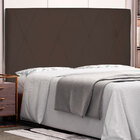 Cabeceira King 1 95m Aquilla Suede Marrom Café - Pallazio