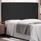 Cabeceira King 1 95m Aquilla Suede - Pallazio - Preto
