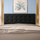 Cabeceira King 1 95m Atenas Suede Preto - Pallazio