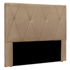 Cabeceira King 1 95m Ávila Suede Bege - Pallazio