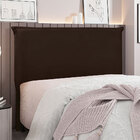 Cabeceira King 1 95m Barcelona Suede Marrom - Pallazio
