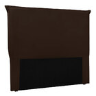 Cabeceira King 1 95m Barcelona Suede Marrom - Pallazio