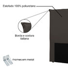 Cabeceira King 1 95m Barcelona Suede - Pallazio - Cinza