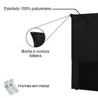 Cabeceira King 1 95m Barcelona Suede - Pallazio - Preto