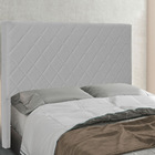 Cabeceira King 1 95m Esmeralda Linho Rústico - Pallazio - Cin