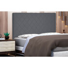 Cabeceira King 1 95m Esmeralda Suede Cinza - Pallazio
