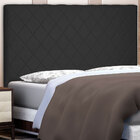 Cabeceira King 1 95m Esmeralda Suede Preto - Pallazio