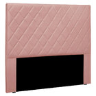 Cabeceira King 1 95m Esmeralda Veludo - Pallazio - Rosa