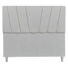 Cabeceira King 1 95m Italia Linho - Pallazio - Cinza