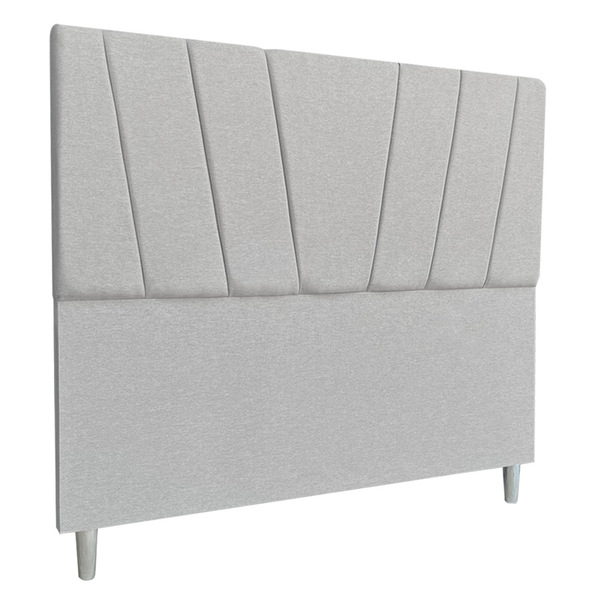Cabeceira King 1 95m Italia Linho - Pallazio - Cinza