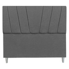 Cabeceira King 1 95m Italia Veludo Grafite - Pallazio