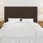 Cabeceira King 1 95m Italia Veludo Marrom - Pallazio