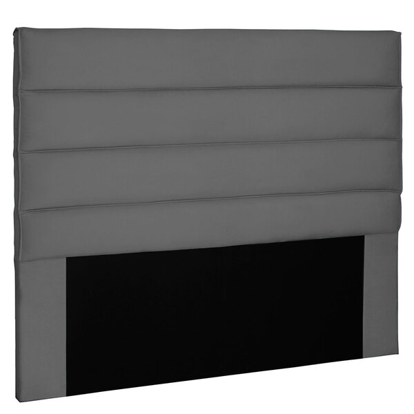 Cabeceira King 1 95m La Italiana Suede - Pallazio - Cinza