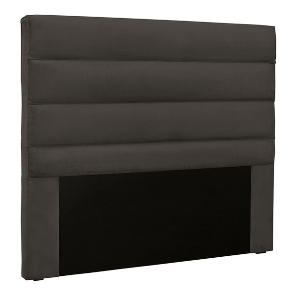 Cabeceira King 1 95m Las Palmas Suede - Pallazio - Cinza