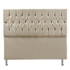 Cabeceira King 1 95m Madrid Suede - Pallazio - Bege