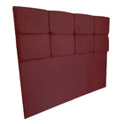 Cabeceira King 1 95m Nina Suede Marsala - Pallazio