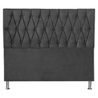 Cabeceira King 1 95m Paris Suede - Pallazio - Cinza