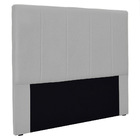 Cabeceira King 1 95m Ravenna Linho Rústico - Pallazio - Cinza