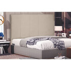 Cabeceira King 1 95m Ravenna Suede - Pallazio - Bege