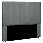 Cabeceira King 1 95m Ravenna Veludo - Pallazio - Cinza Chumbo