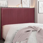 Cabeceira King 1 95m Ravenna Veludo Vinho - Pallazio