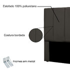 Cabeceira King 1 95m Sevilha Suede - Pallazio - Cinza