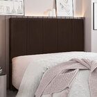 Cabeceira King 1 95m Sevilha Suede - Pallazio - Marrom
