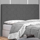 Cabeceira King 1 95m Tânia Suede - Pallazio - Cinza