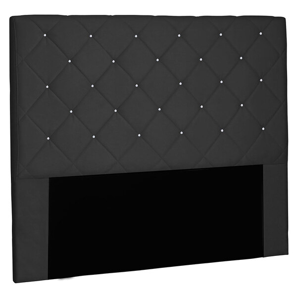 Cabeceira King 1 95m Tânia Suede Preto - Pallazio