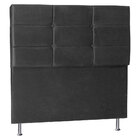 Cabeceira King 1 95m Tóquio Suede - Pallazio - Cinza