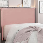 Cabeceira King 1 95m Veneza Veludo Rosa - Pallazio