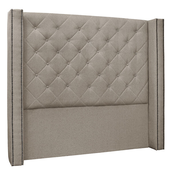 Cabeceira King 1 95m Vicenza Linho Rústico Areia - Pallazio