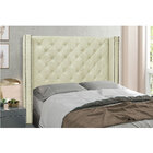 Cabeceira King 1 95m Vicenza Linho Rústico Natural - Pallazio