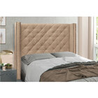 Cabeceira King 1 95m Vicenza Suede - Pallazio - Bege