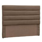 Cabeceira King  Estofada Berlim Marrom - M&f Decor