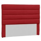 Cabeceira King  Estofada Berlim Vermelho -m&f Decor