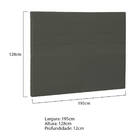 Cabeceira King  Porto P04 195 Cm Suede - Amarena Móveis - Cin