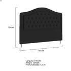 Cabeceira King Ághata P04 195 Cm Suede - Amarena Móveis - Pre
