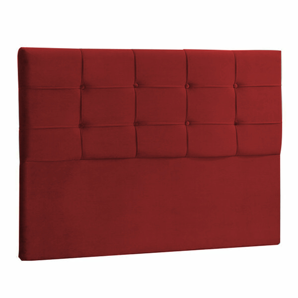 Cabeceira King Ana Luisa 195 Cm Suede Vermelho - D A Decor
