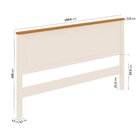 Cabeceira King Ananda Cabecasa Madeiraoriginals Off-white/mel