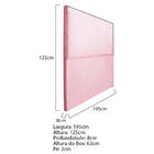 Cabeceira King Bali P02 195 Cm Para Cama Box Corano - Doce So