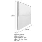 Cabeceira King Bali P02 195 Cm Para Cama Box Corano - Doce So