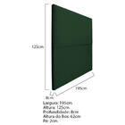 Cabeceira King Bali P02 195 Cm Para Cama Box Suede - Doce Son