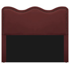 Cabeceira King Bari P02 195 Cm Para Cama Box Suede - Amarena