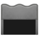 Cabeceira King Bari P02 195 Cm Para Cama Box Suede - Doce Son