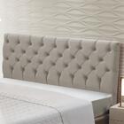 Cabeceira King Bege Pena Cristal 1,95 Dicasa